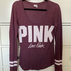 PINK Long-sleeve top